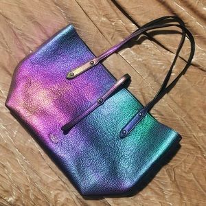 Coach Iridescent Hologram Market Tote 36512
